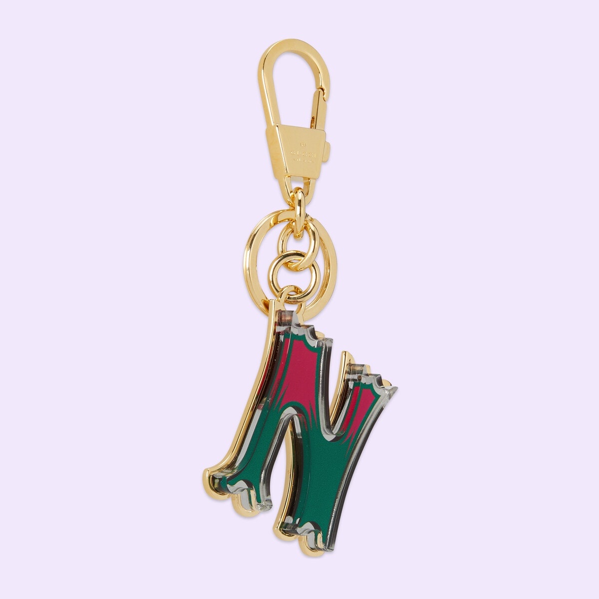 Letter N Plexiglas keychain - 3