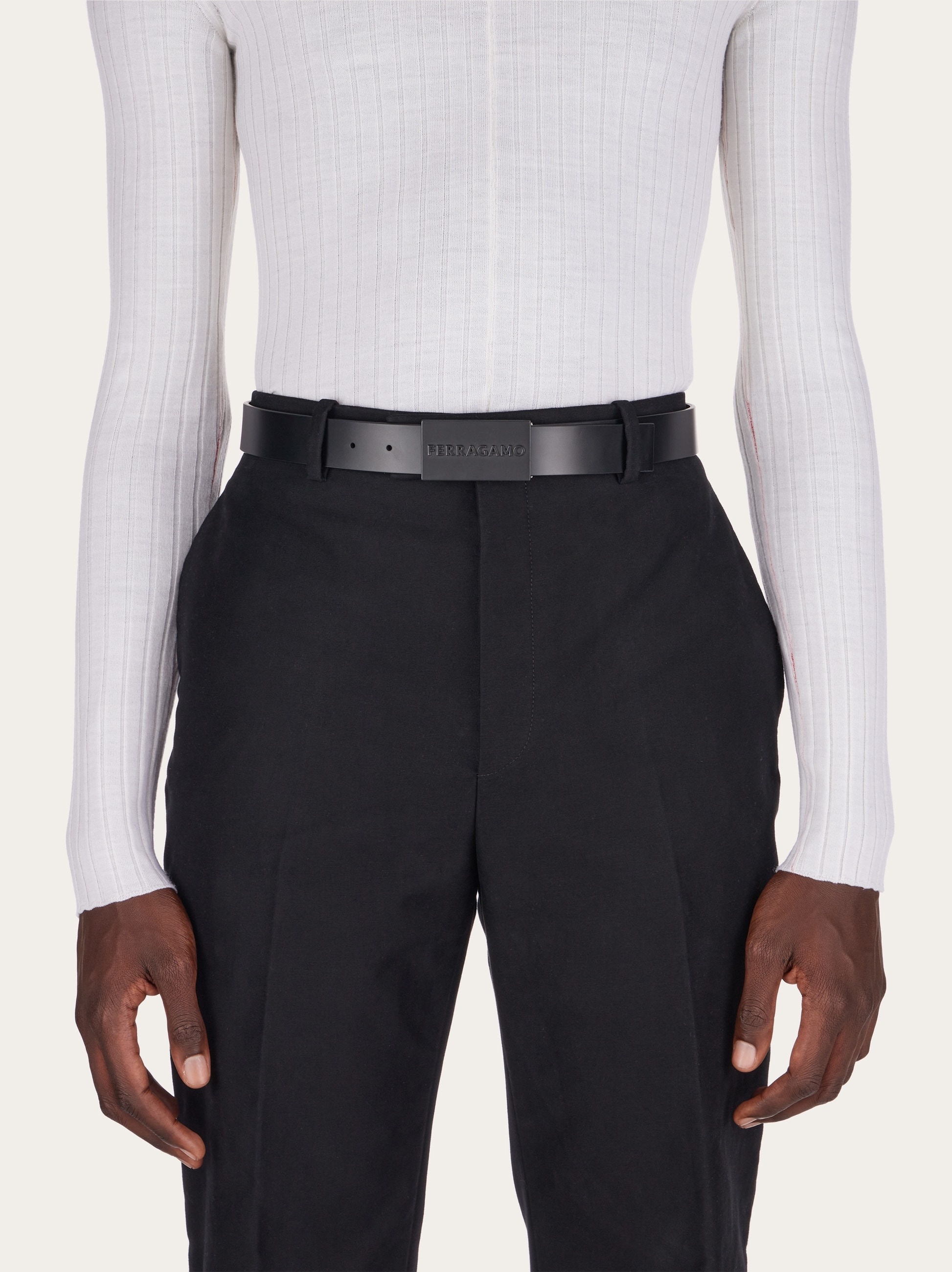 Reversible and adjustable Ferragamo belt - 4