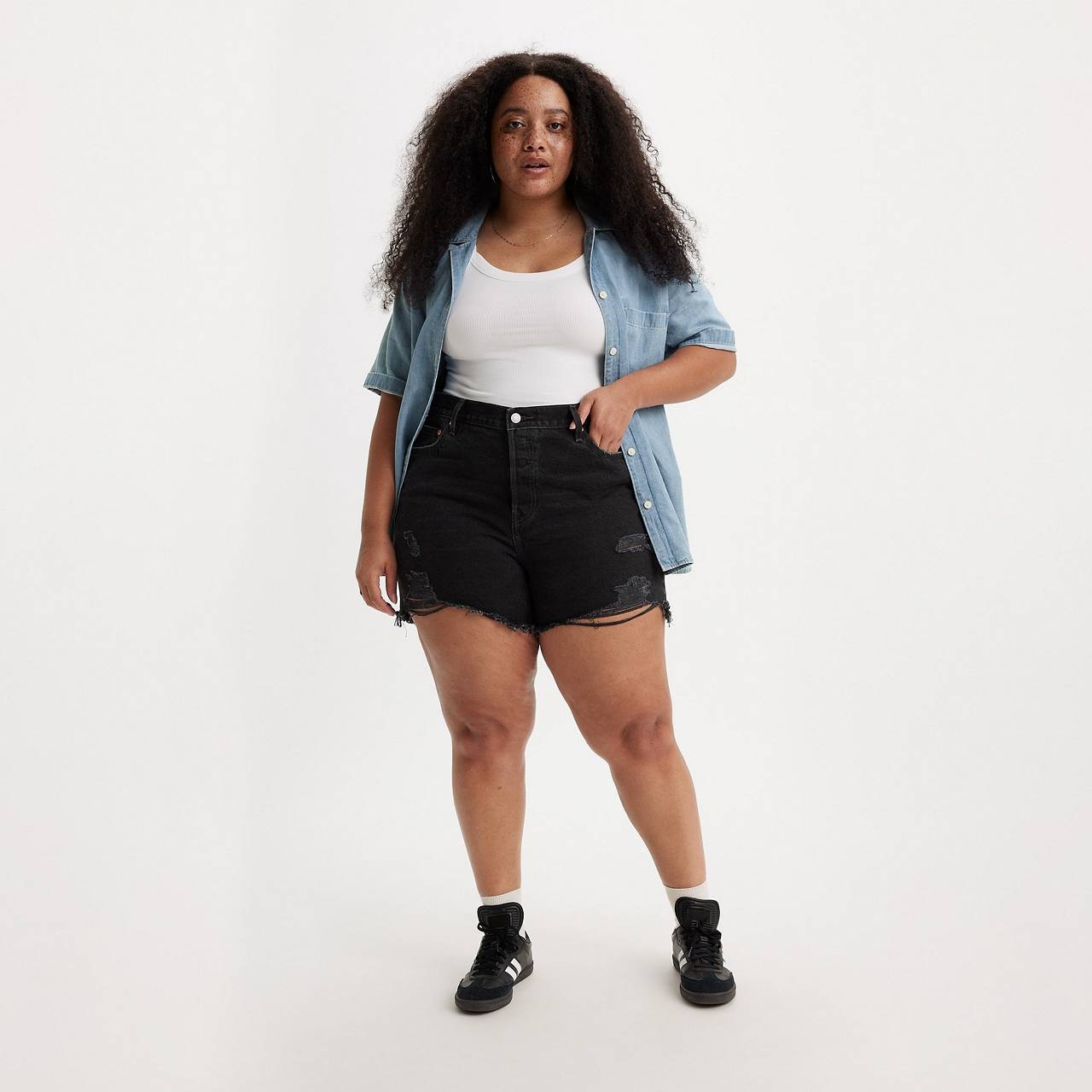501® WOMEN'S SHORTS (PLUS SIZE) - 3