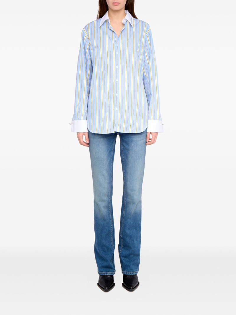 Zadig & Voltaire striped cuff shirt outlook