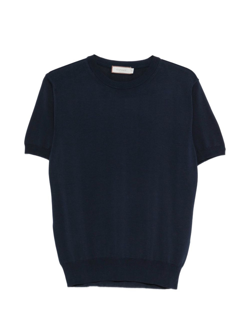 short-sleeve knitted T-shirt 1