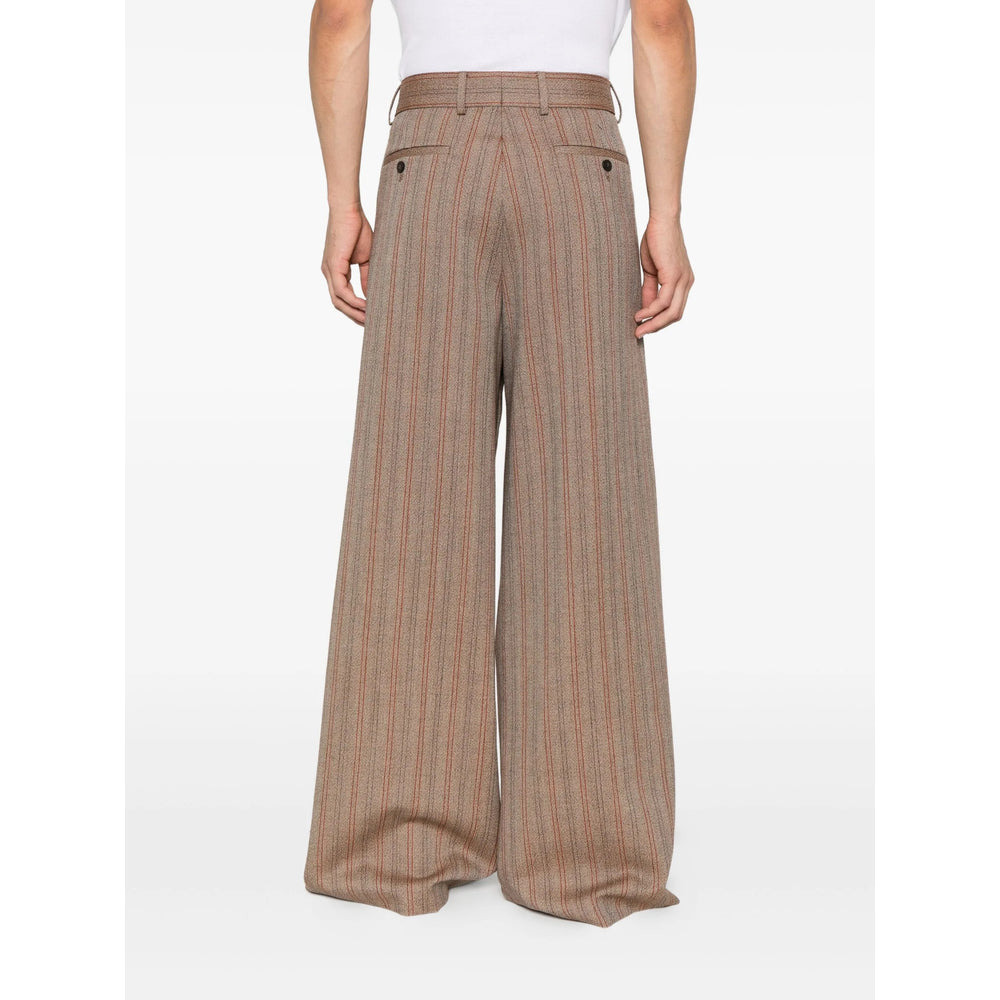 Dries Van Noten Brown Trousers - Tailored Trousers Men - 4
