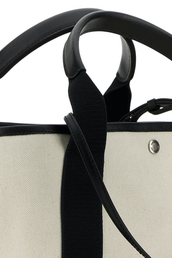 BALENCIAGA Sand canvas small Biarritz shopping bag