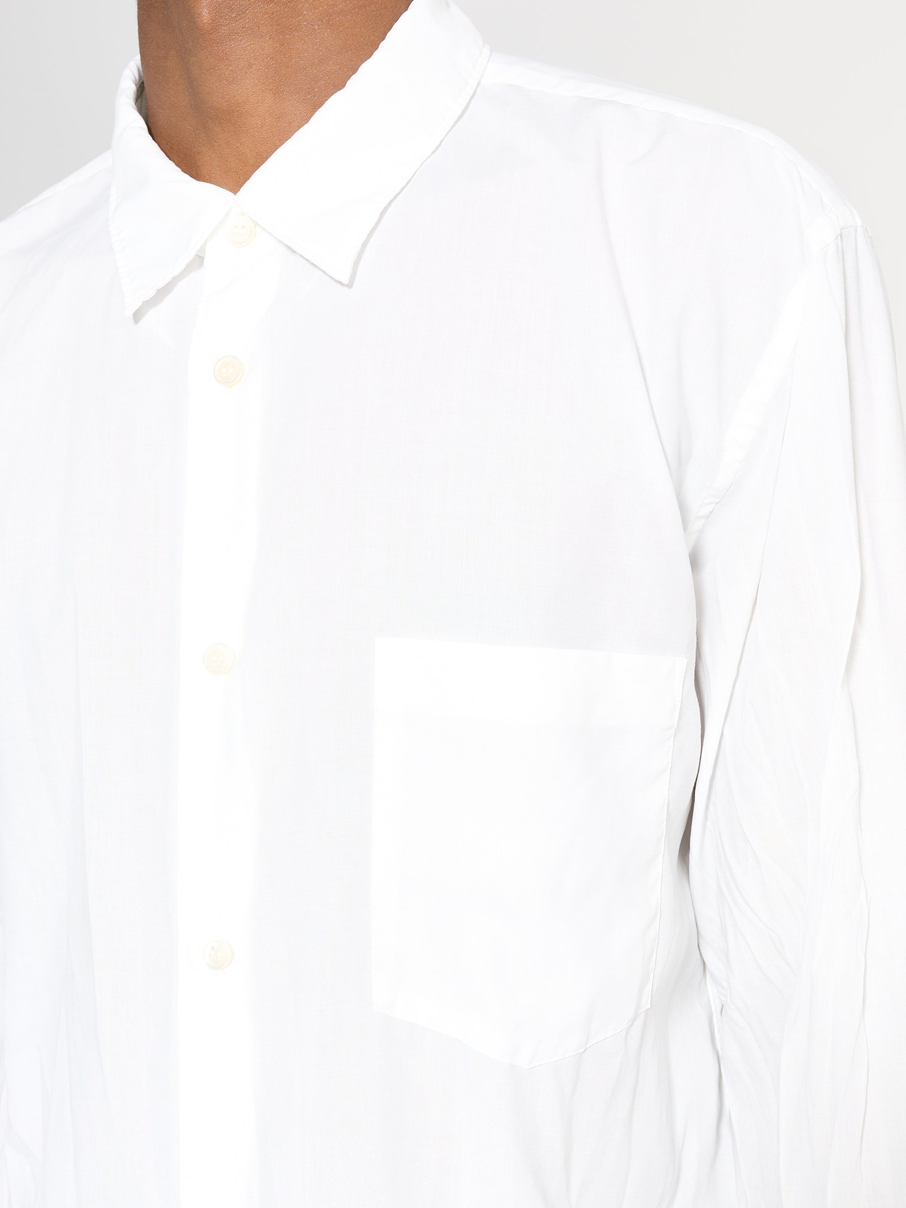 COMME DES GARÇONS HOMME PLUS PLAIN SHIRT WHITE - 5