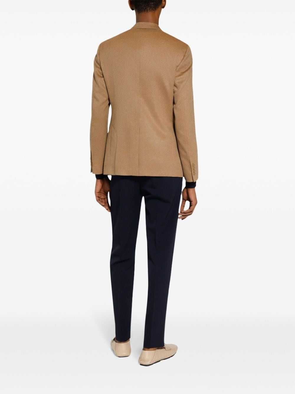 mid-rise tailored trousers - 4