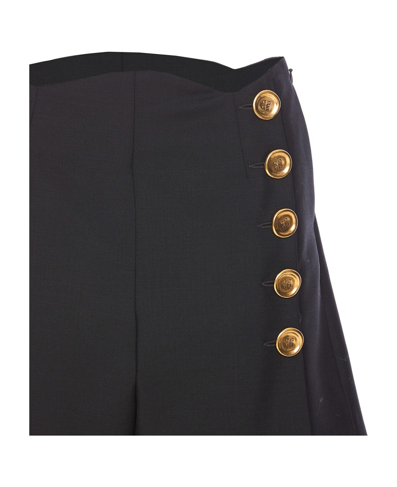 Canvas Wool Shorts - 4