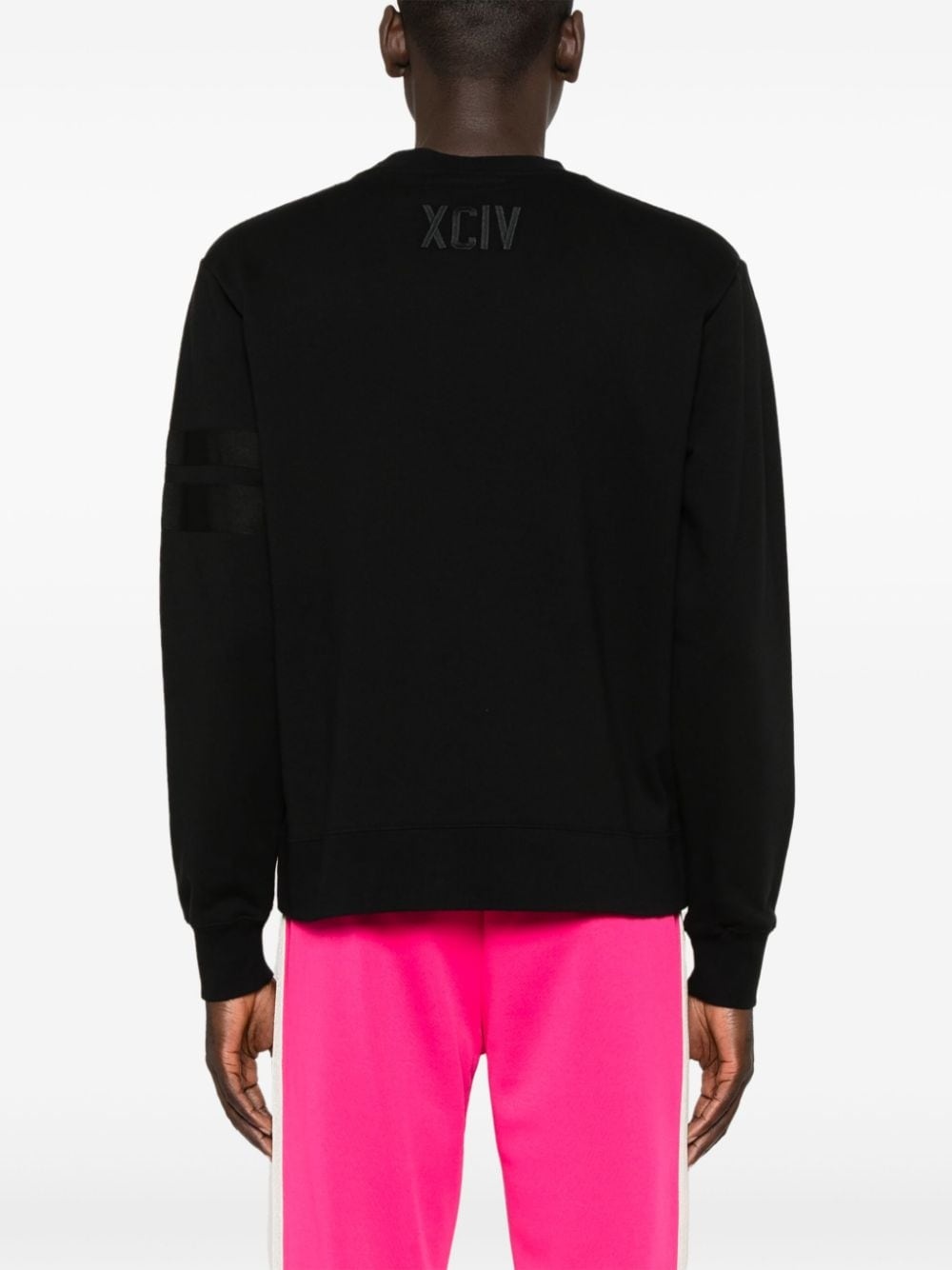 embroidered-logo cotton sweatshirt - 4