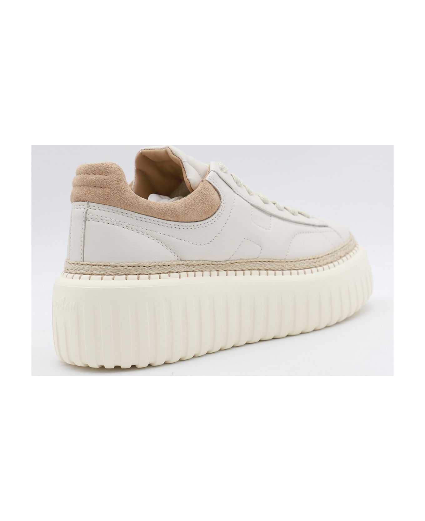 White And Beige Sneakers - 2