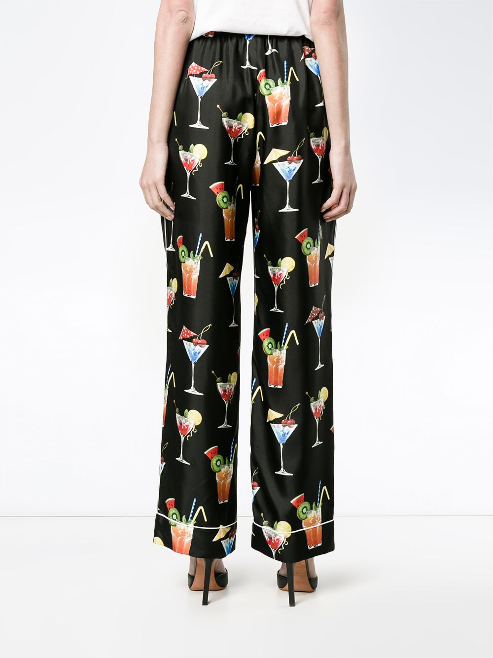 cocktail print pyjama trousers - 4