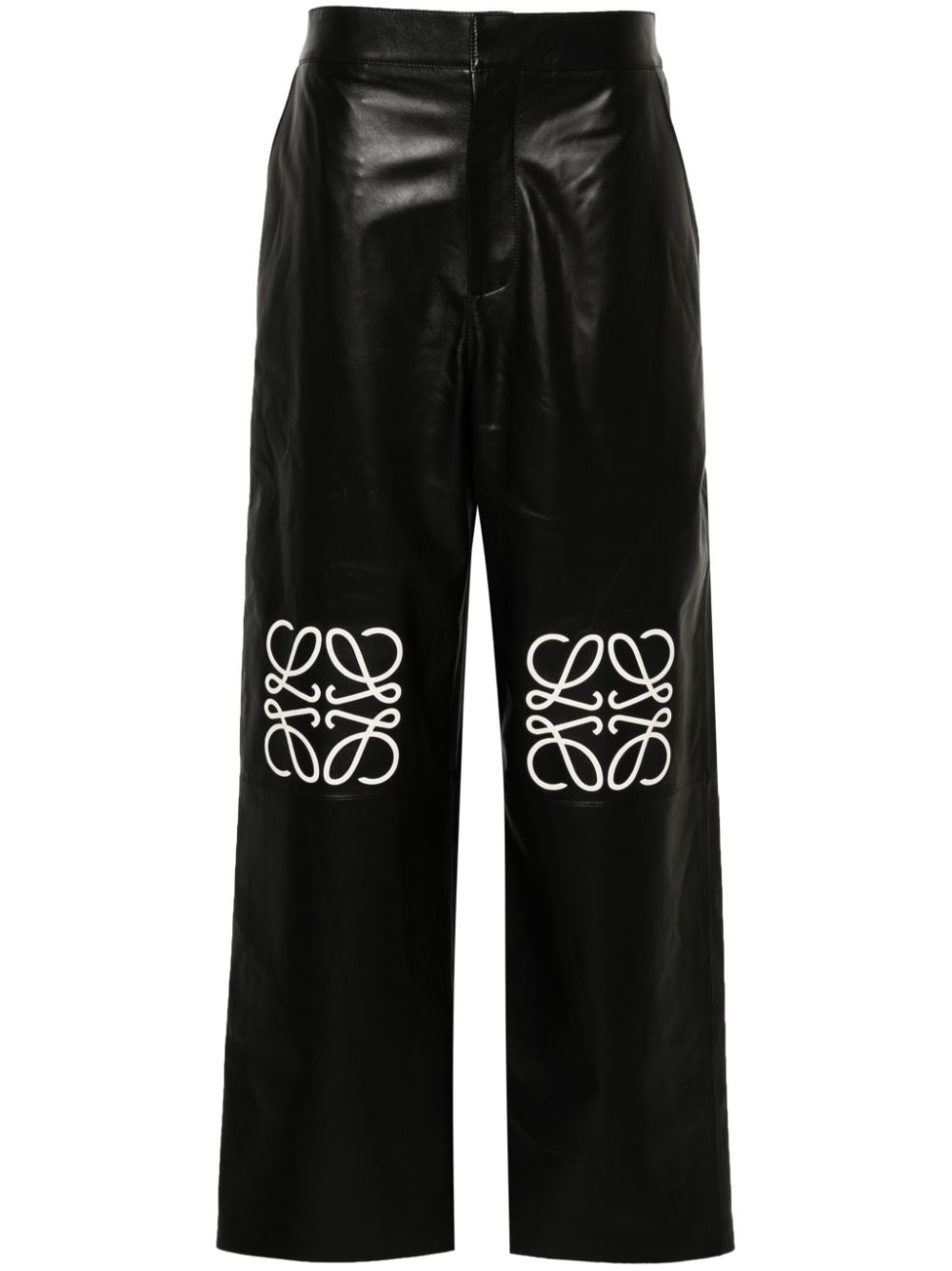 Anagram baggy leather trousers - 1