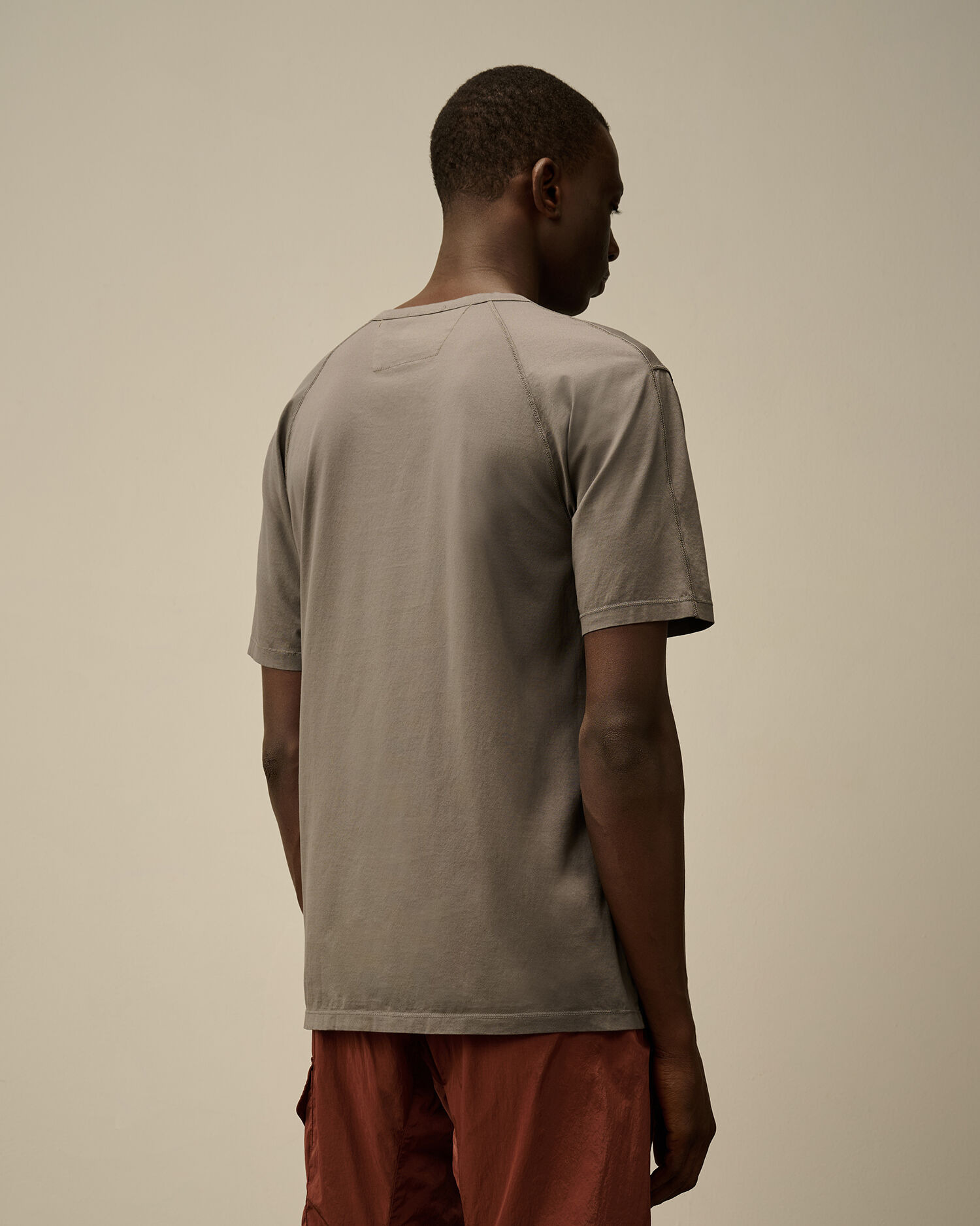 70/2 Mercerized Jersey Printed Logo T-Shirt - 4