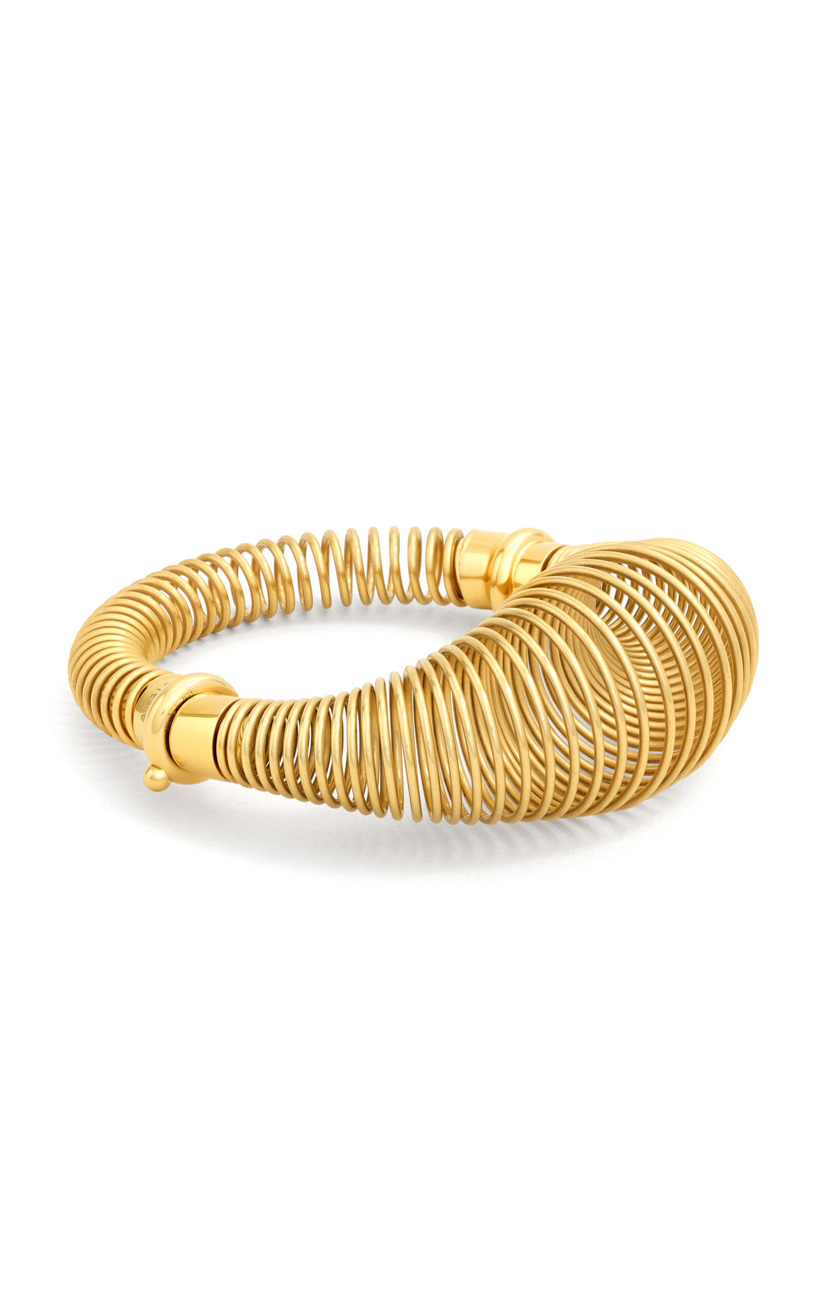 Gold-Tone Spiral Bracelet gold - 5