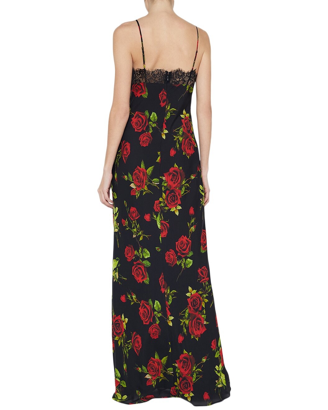 L'AGENCE Susanna Lace Silk Slip Dress - 2
