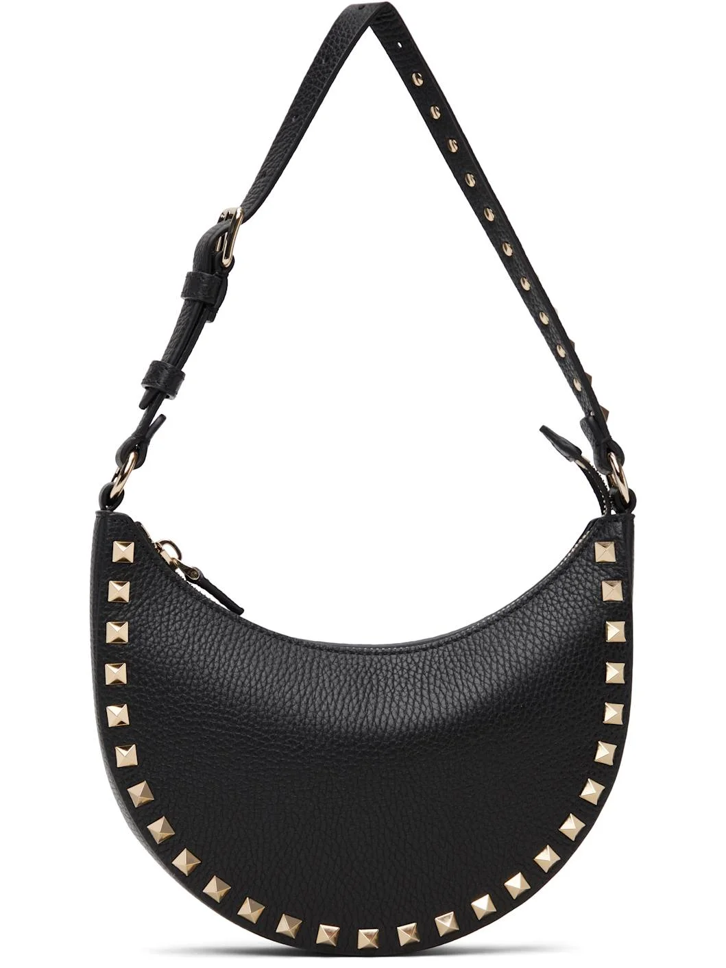Black Mini Rockstud Bag - 1