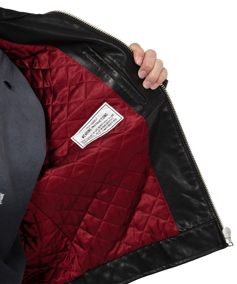 "BEDWIN & THE MMY” Leather Zip Jacket 8