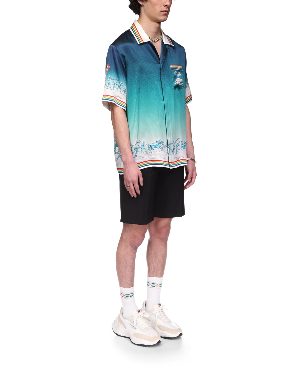La Déesse Du Stade Silk Shirt | Casablanca Paris - 3