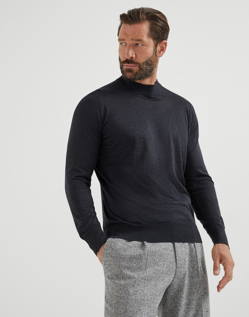 Silk and cotton lightweight sweater 1