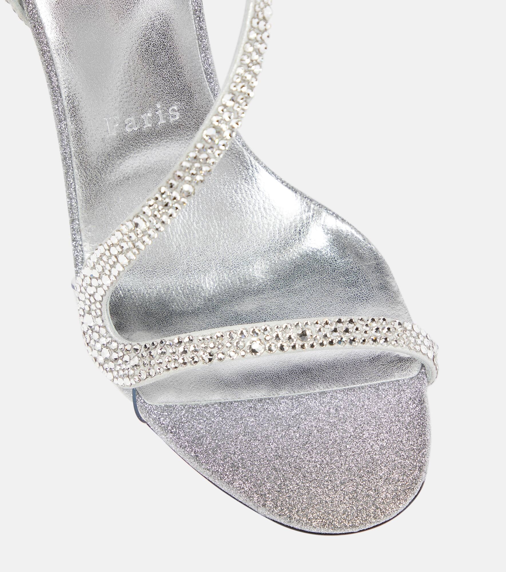 Rosalie Strass 100 embellished sandals - 6