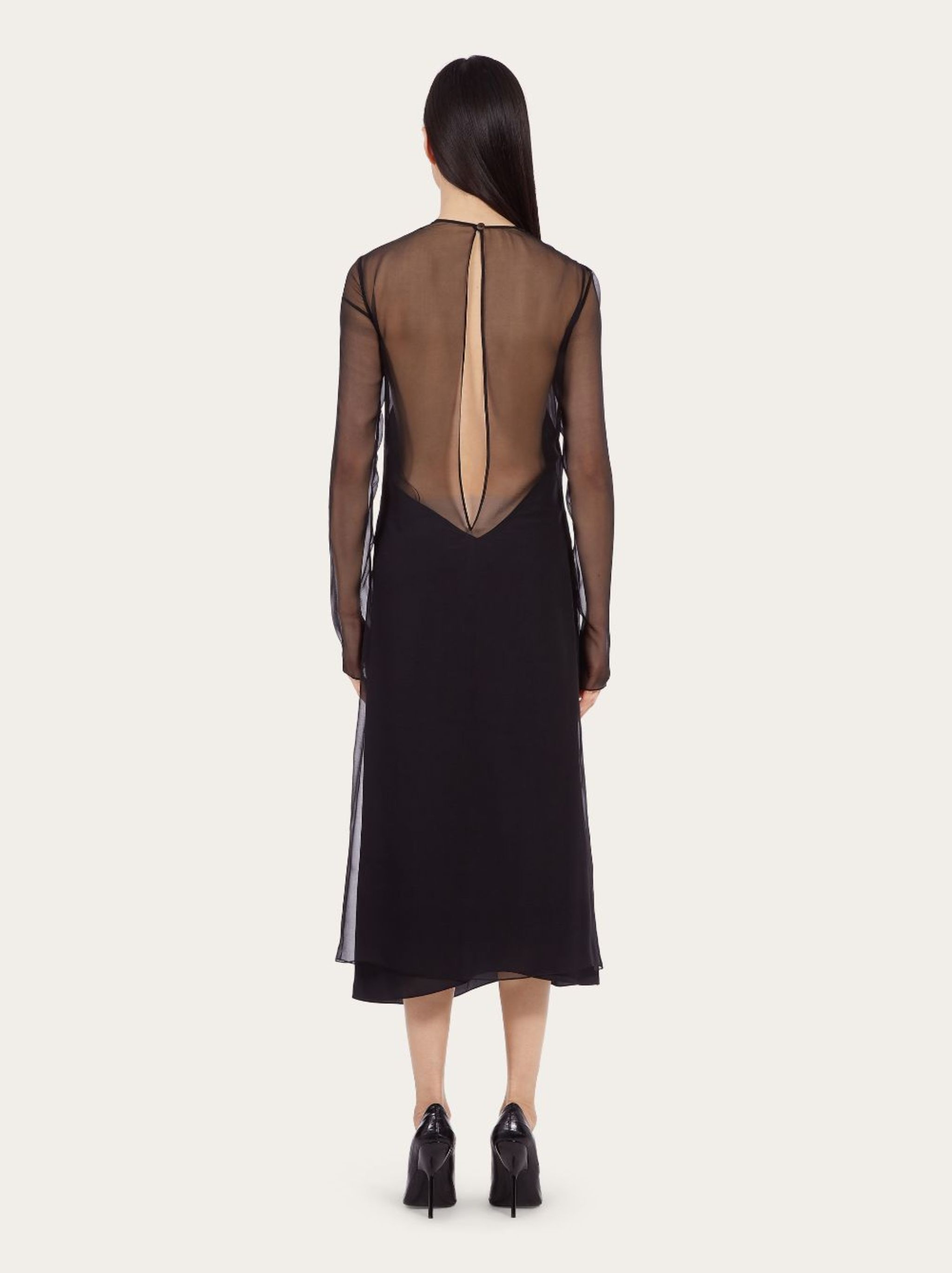 Layered silk dress - 3
