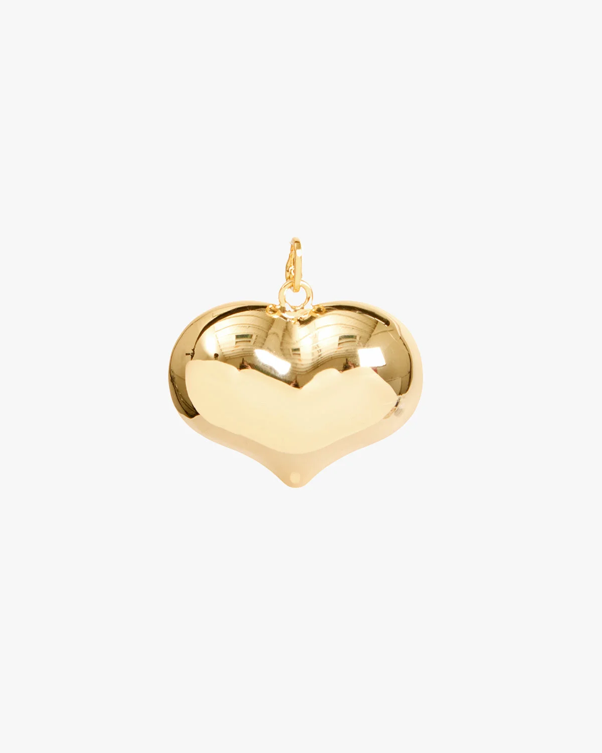 Grande Mylar Heart Charm - 1