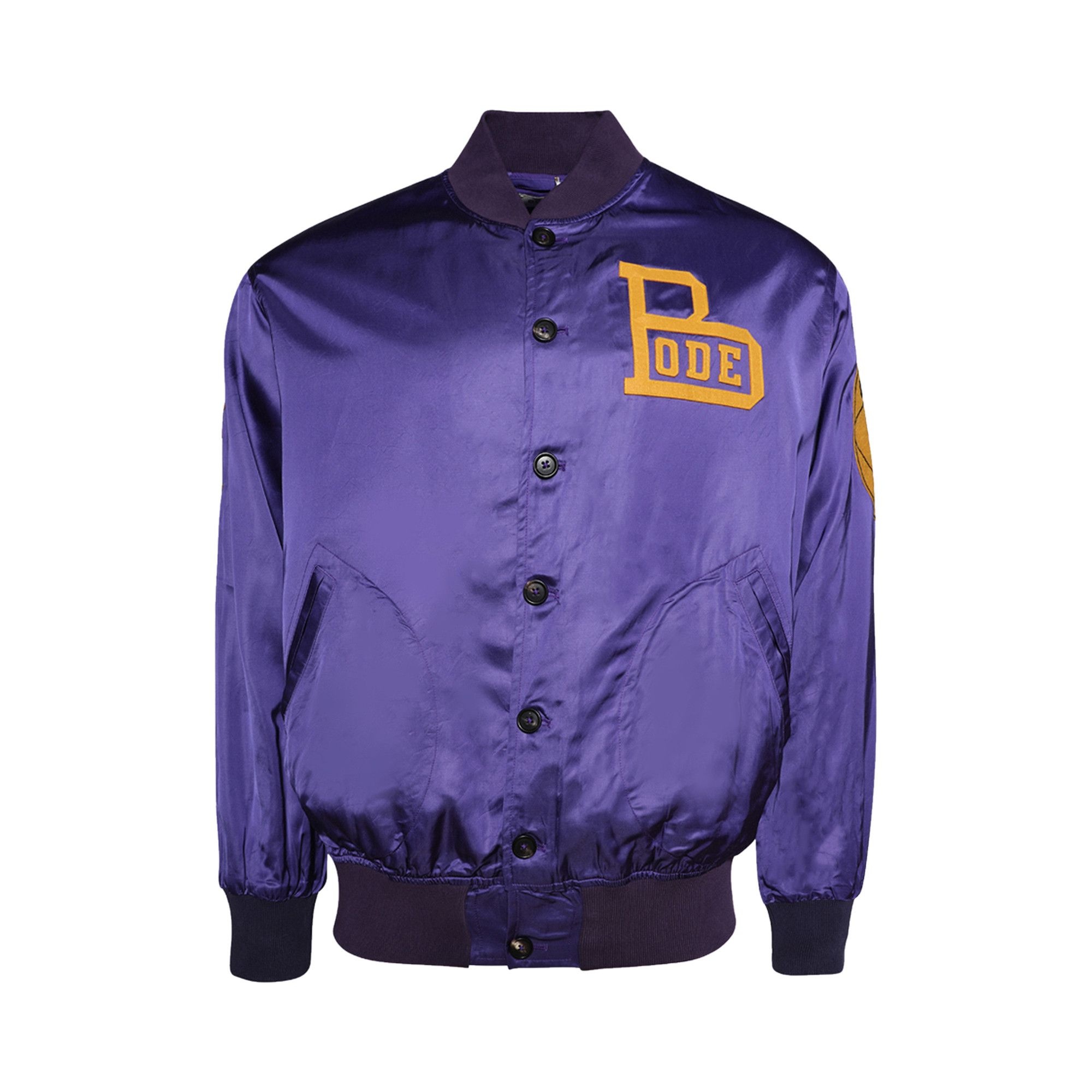 Bode Athlete's Rally Jacket 'Purple/Multicolor' - 1