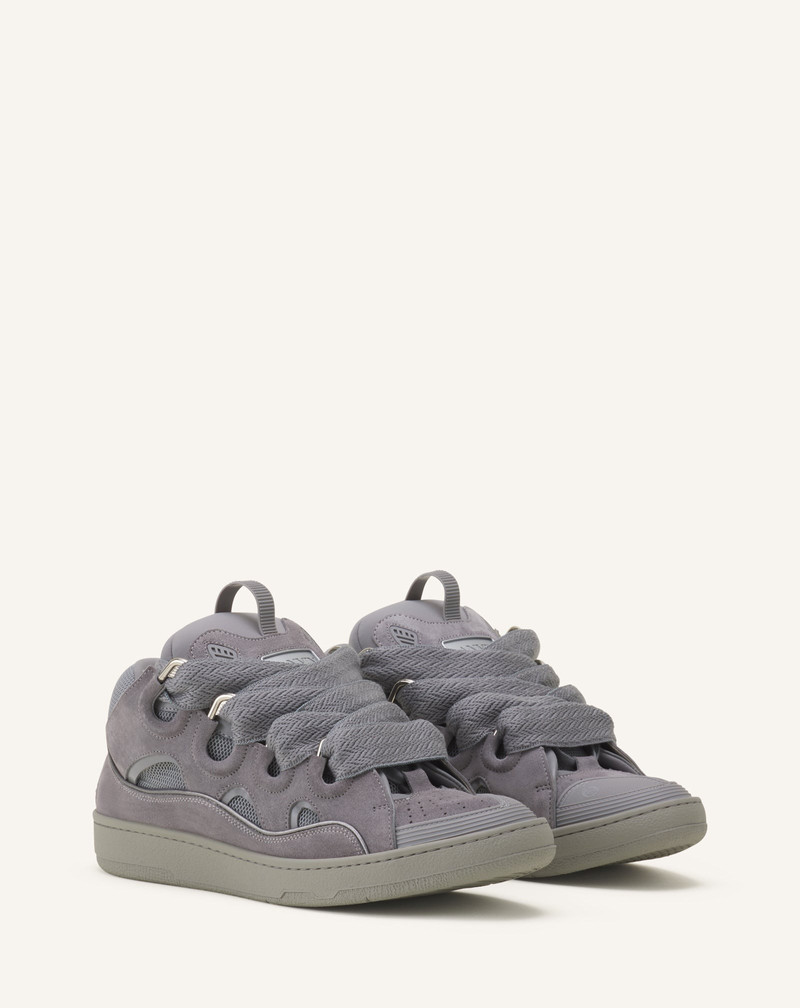 Lanvin CURB MONOCHROME SUEDE SNEAKERS outlook
