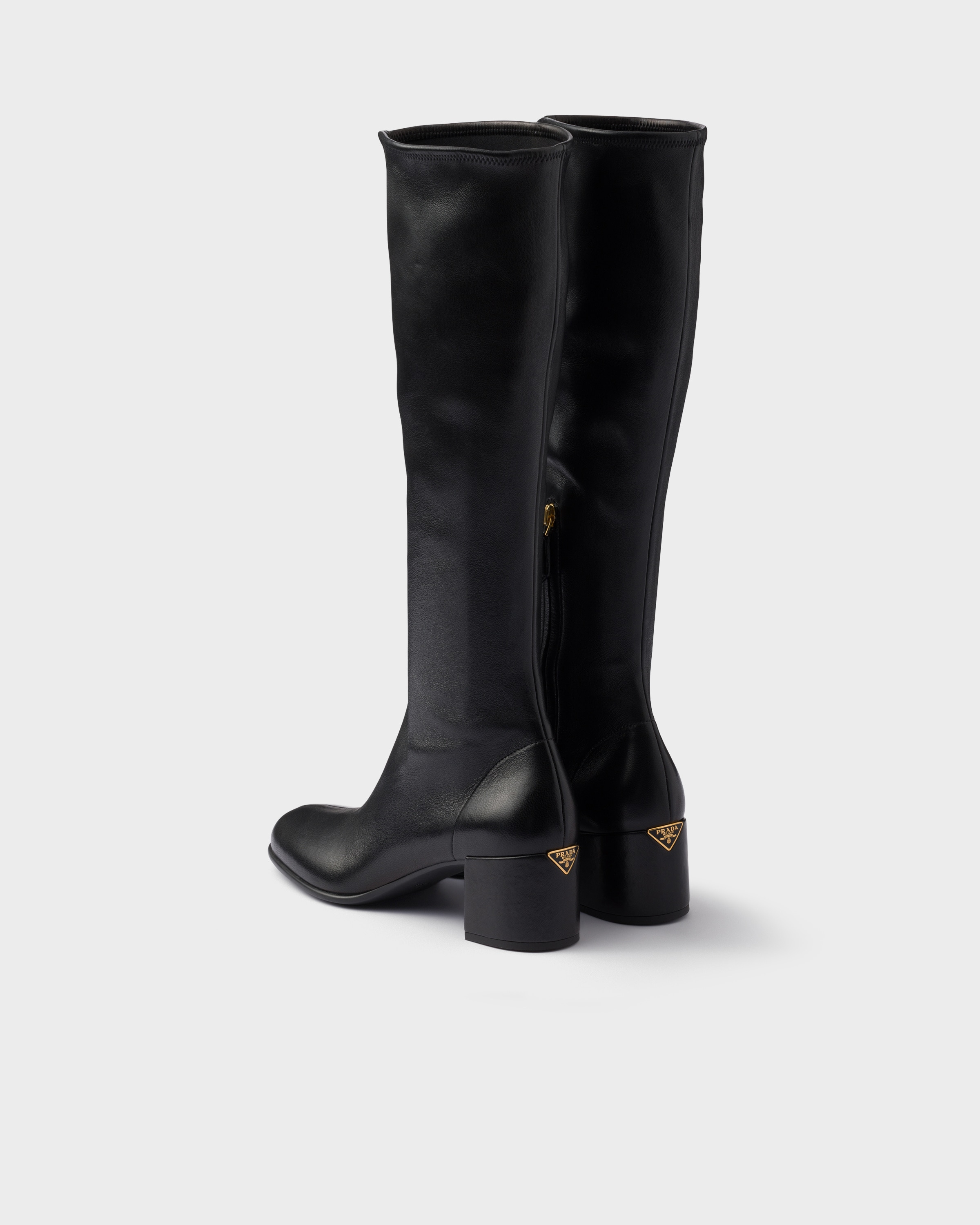 Stretch nappa leather boots - 4