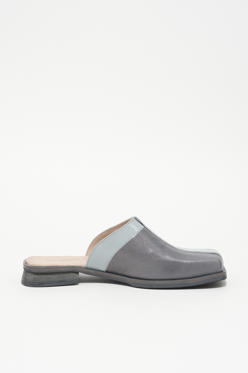 Blunt Mule Deep Sky Blue Leather 4