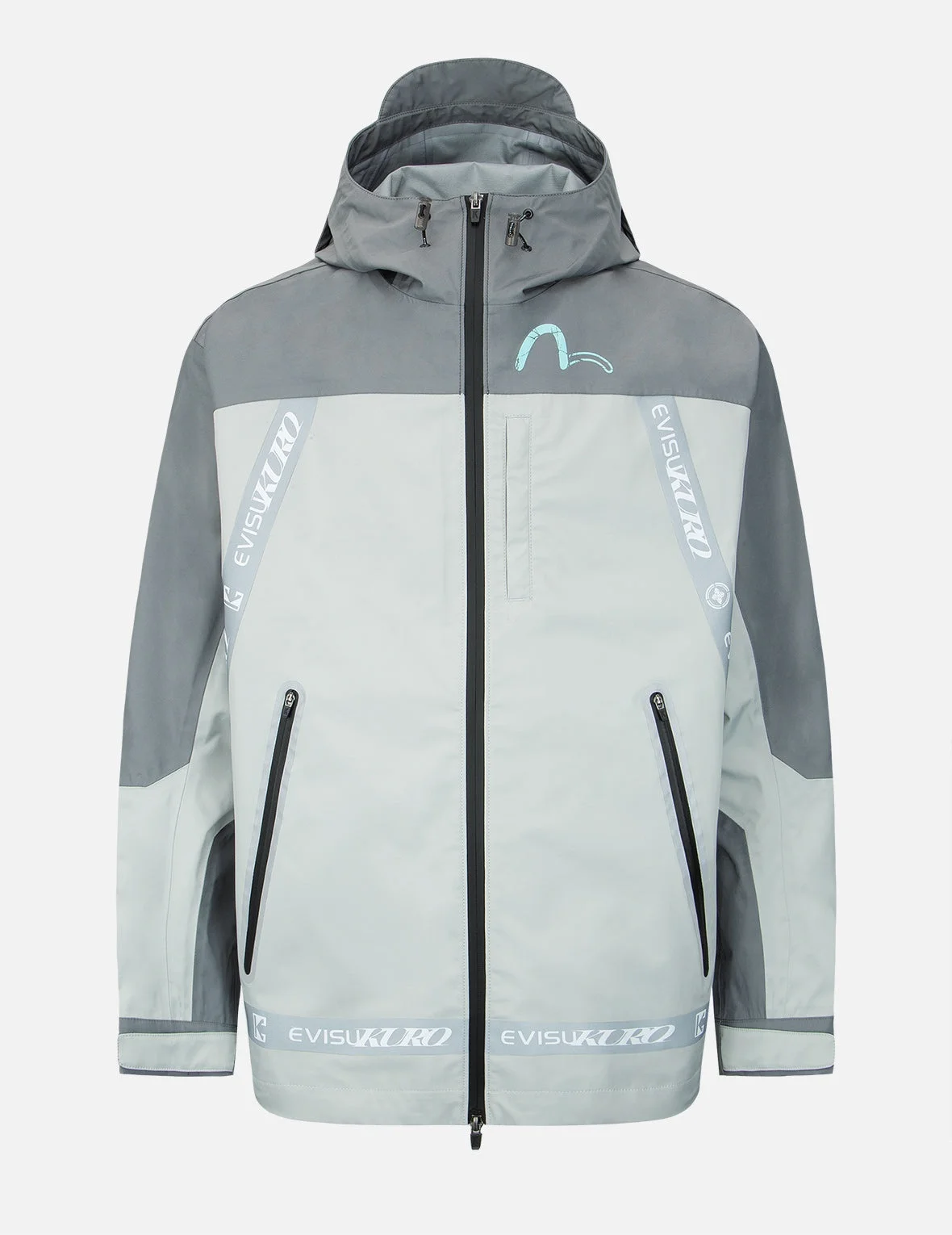 Logo Tape Padded Windbreaker Jacket - 1