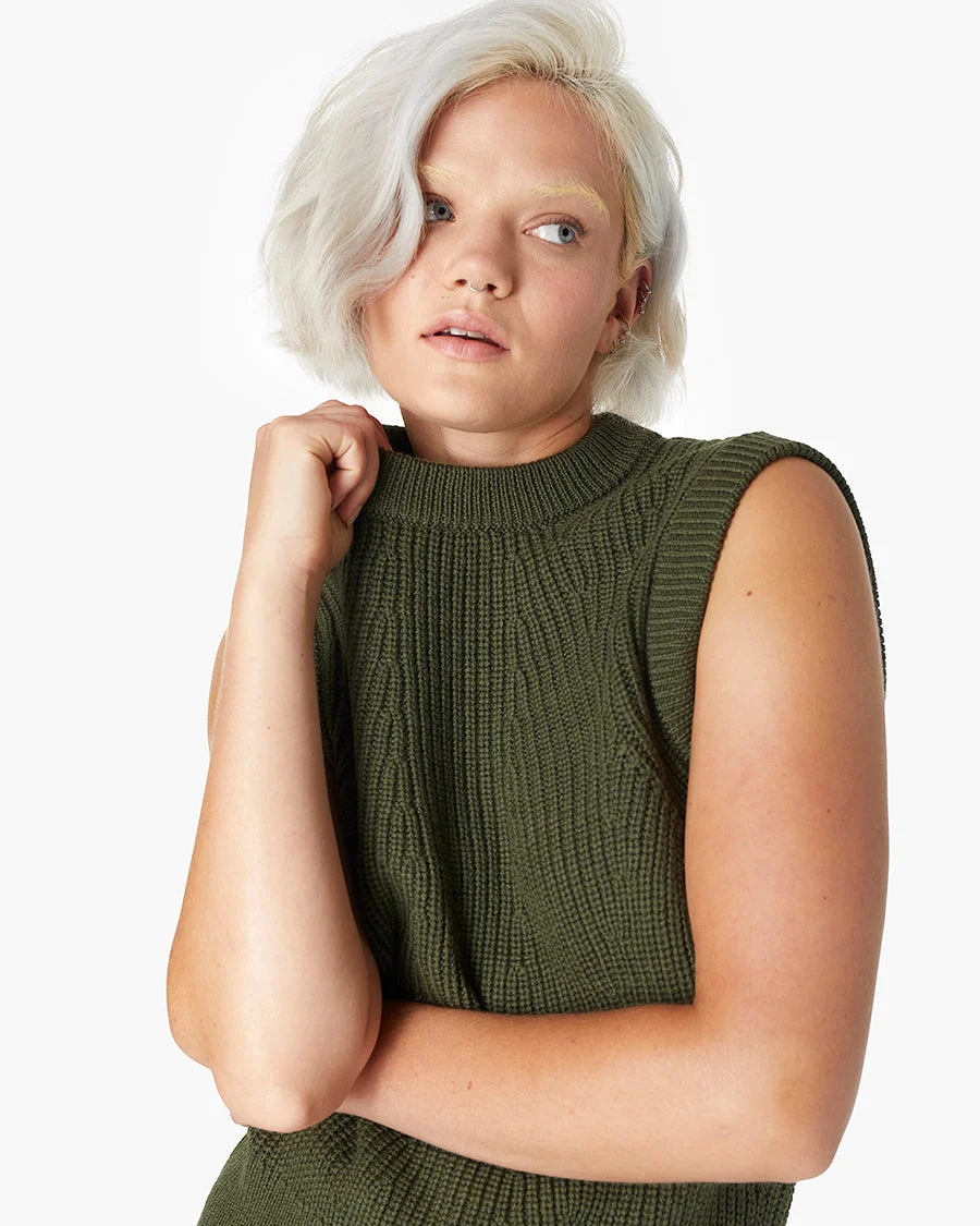 Merino Knit Vest - 1