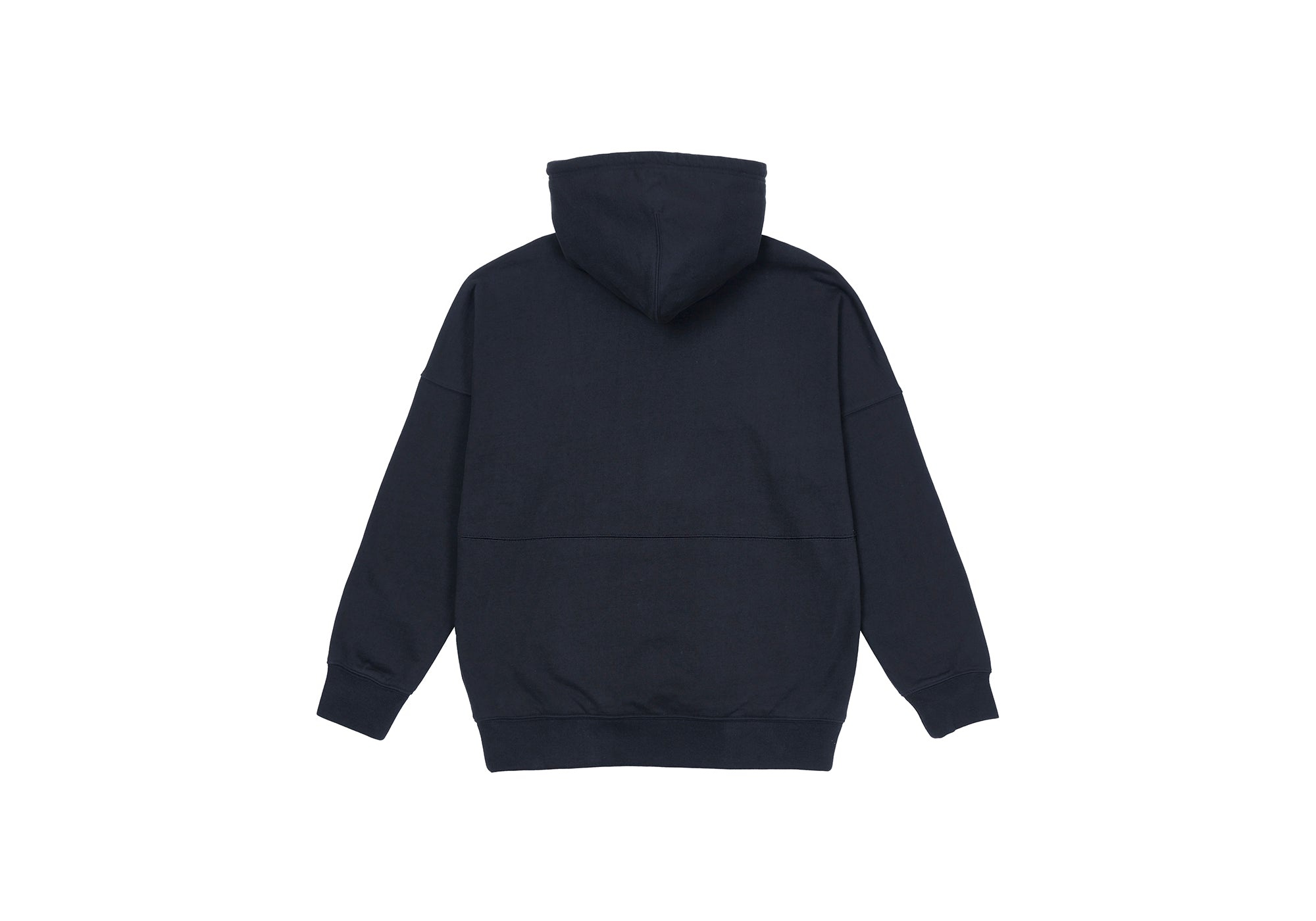 SPACED LOGO DROP SHOULDER HOOD NAVY - 2