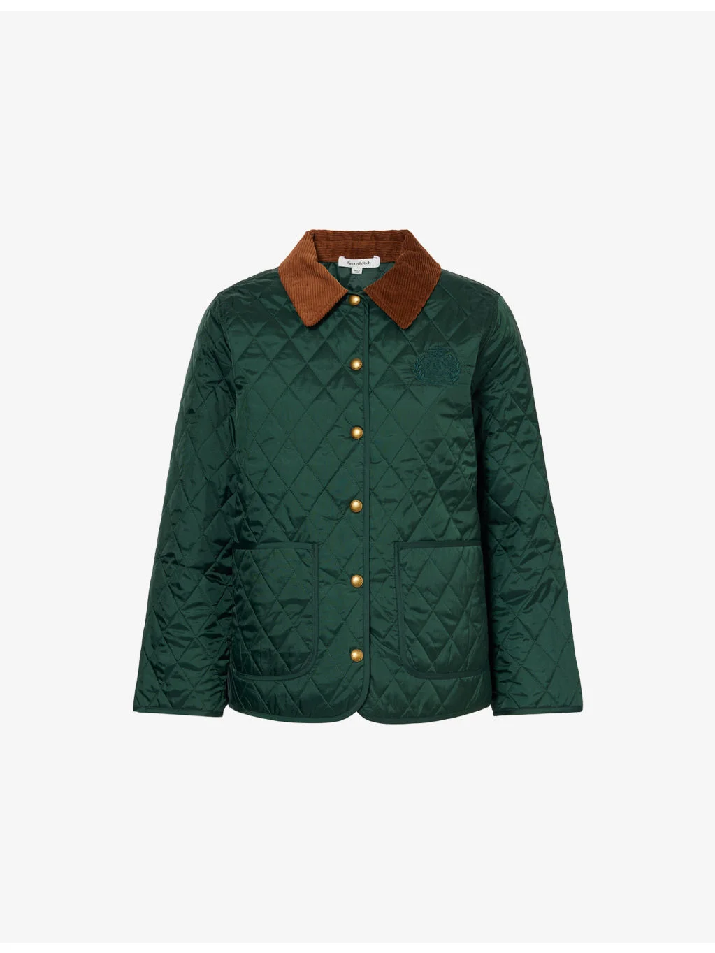 Crest Quilted Nylon Jacket - 1