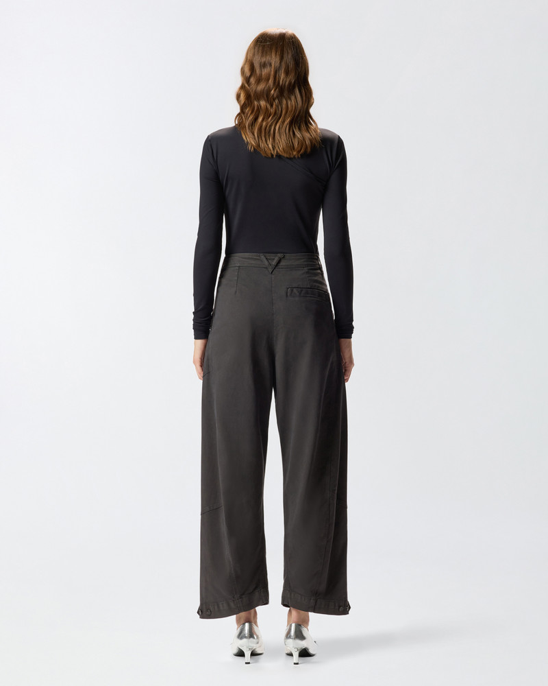BRUSHED COTTON BALLOON TROUSERS 4