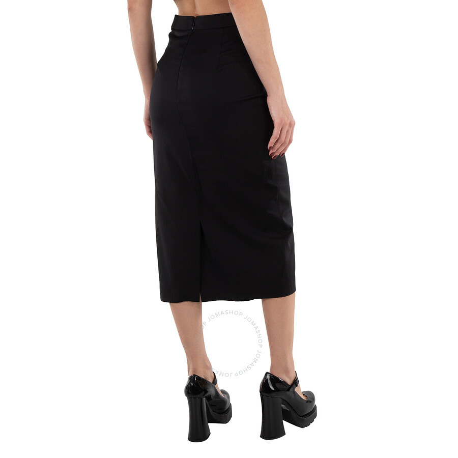 Vetements Ladies Black Fancy Button Skirt, Size X-Small - 4