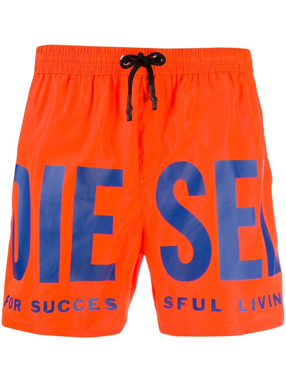 logo print swim shorts - 1