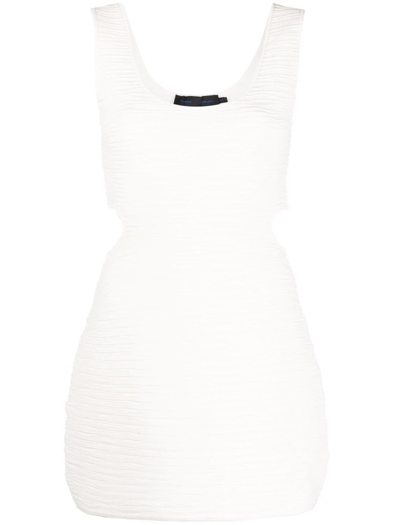 wavy rib-knit tank top 1