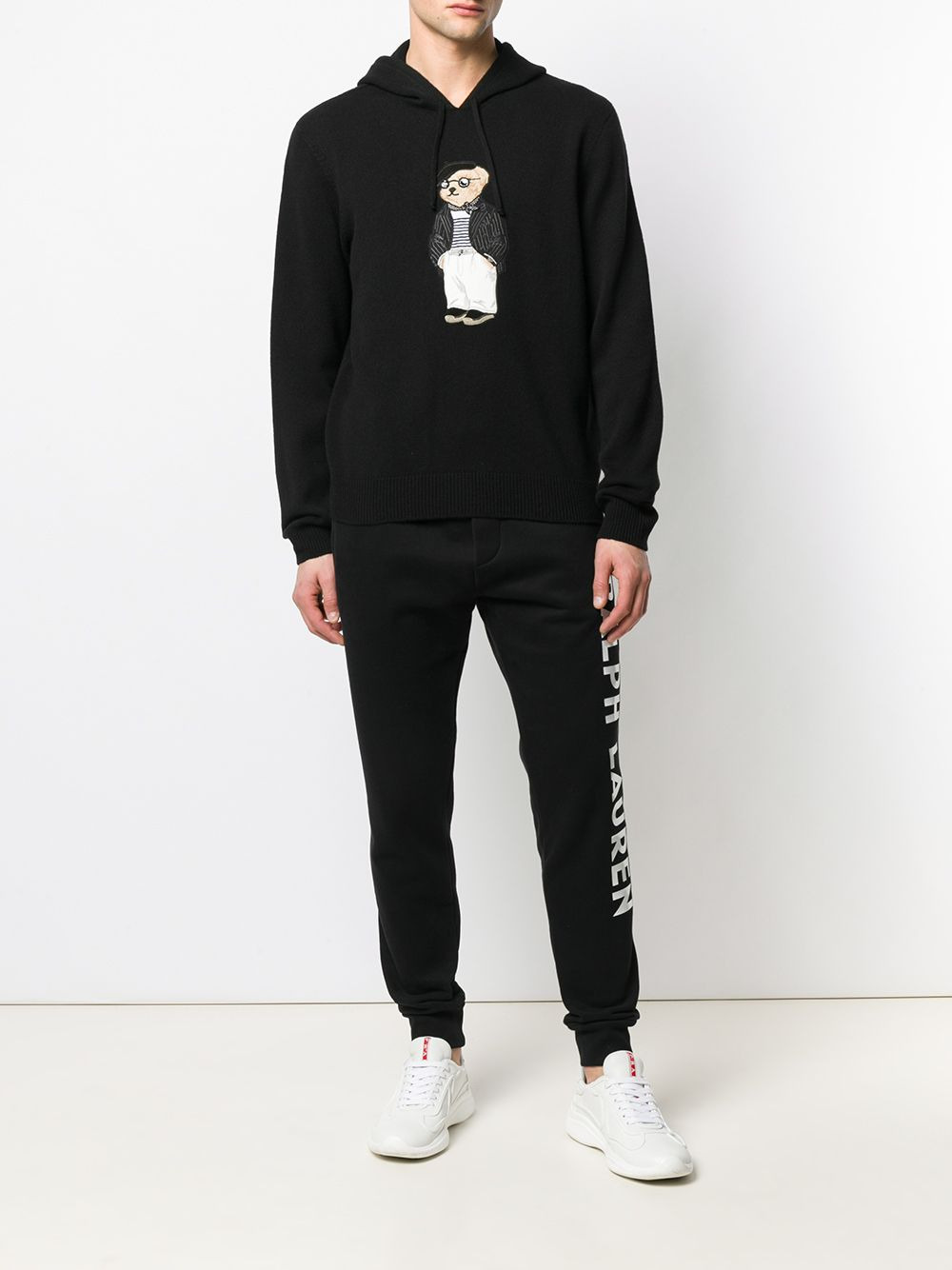 contrast logo track pants - 2
