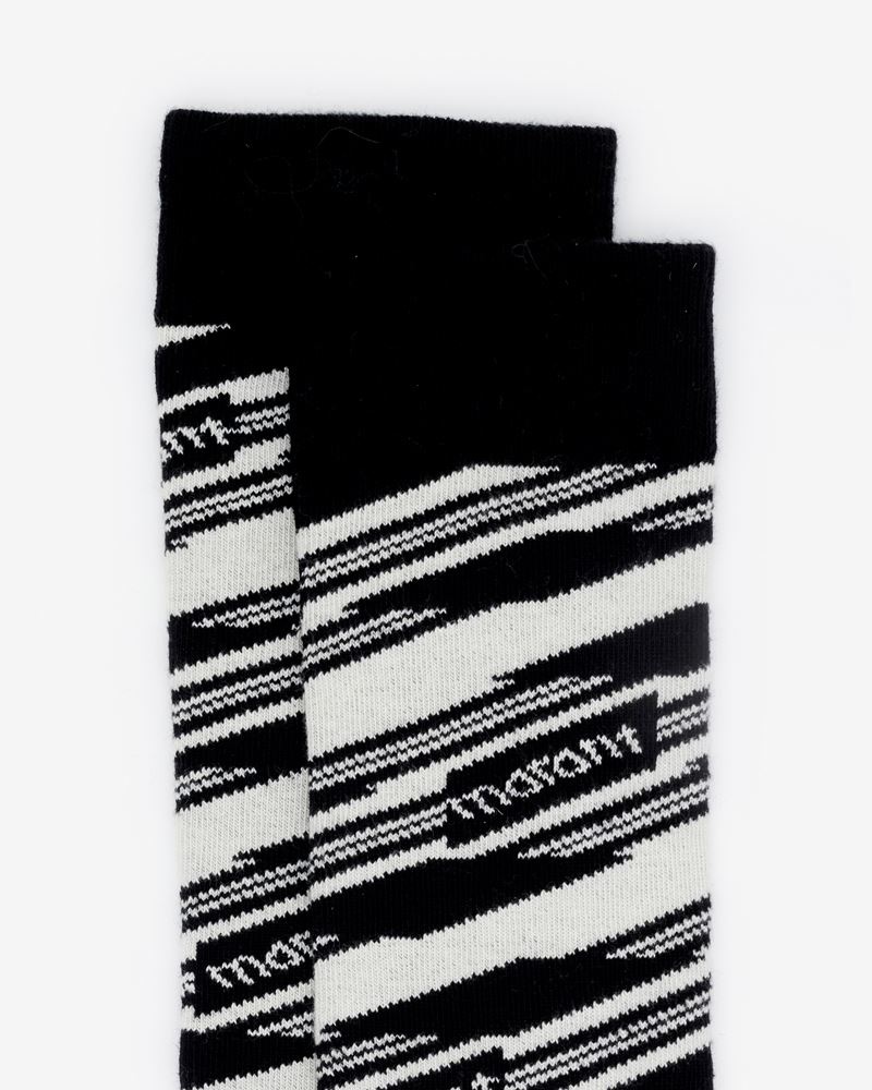 MAISIEH MONOGRAM MAN SOCKS - 2