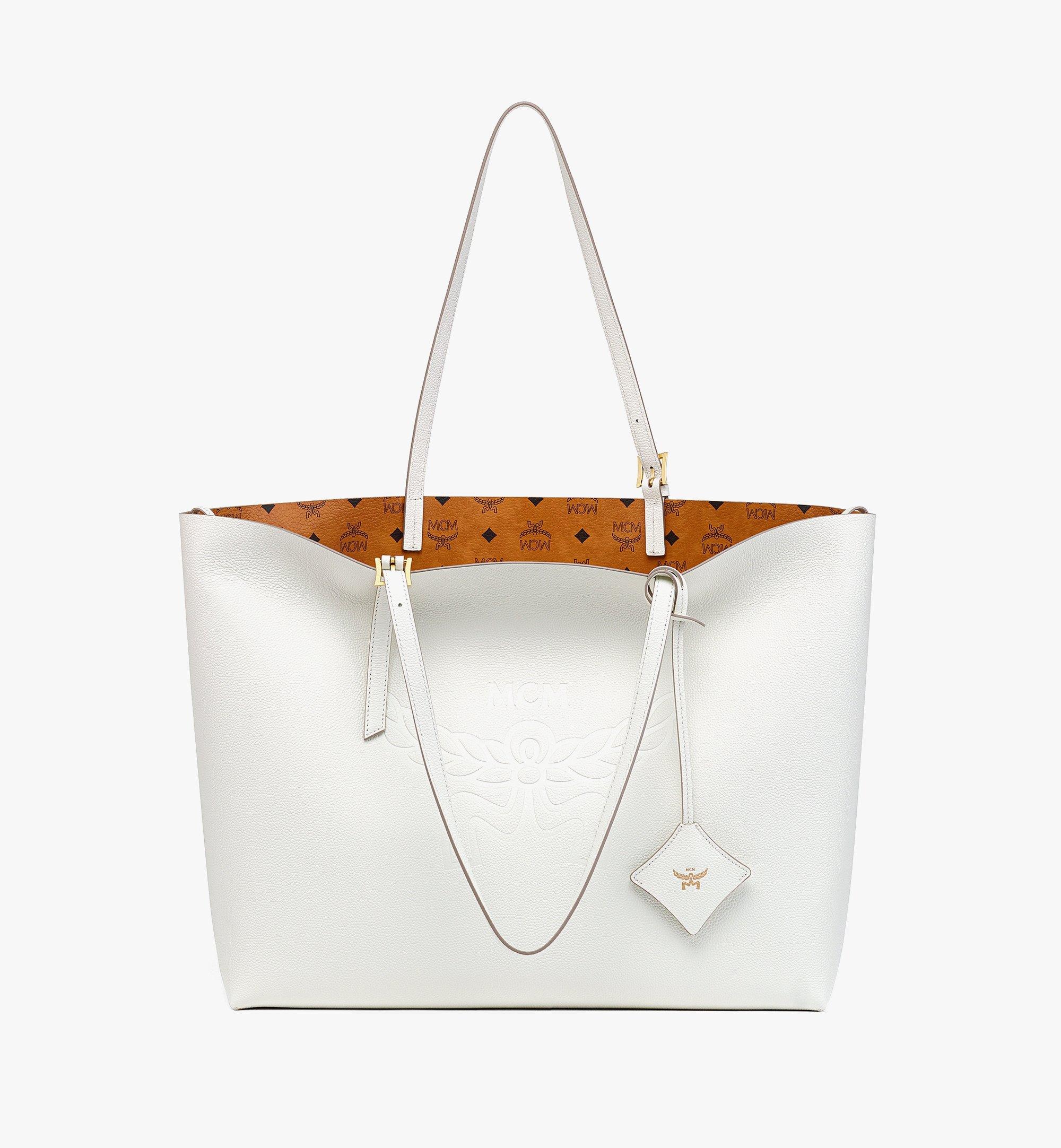 Himmel Shopper in Embossed Logo Leather - 1