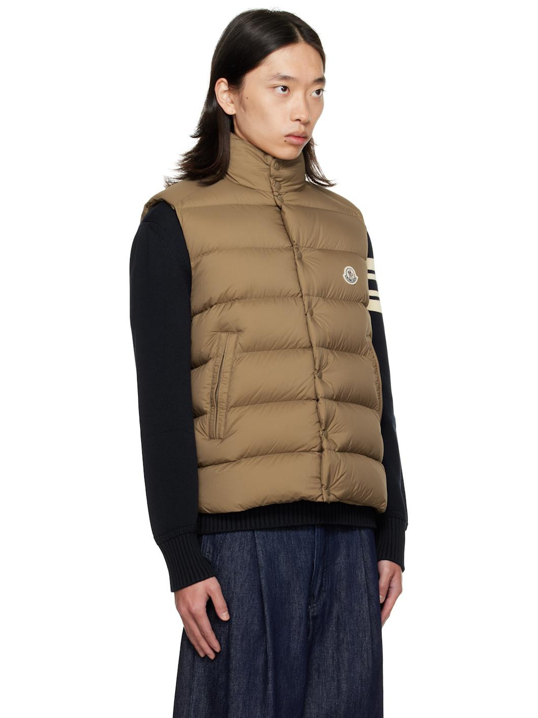 Beige Tibb Down Vest - 2
