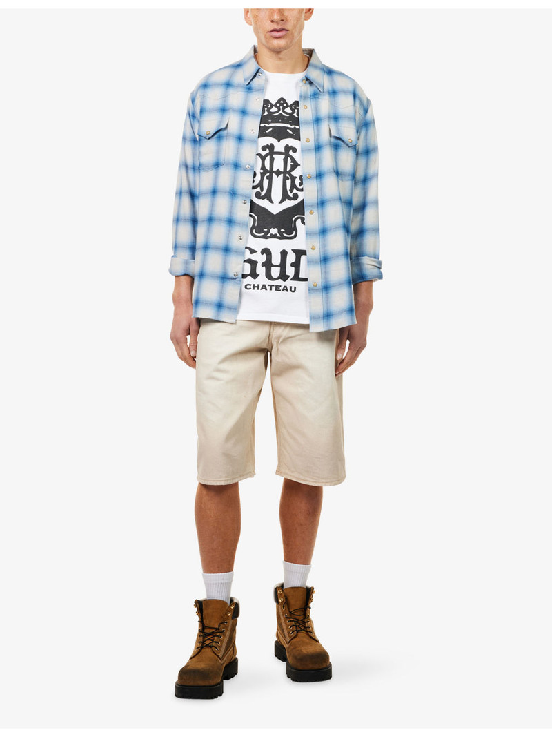 Rhude Chateau Printed Cotton T-Shirt outlook