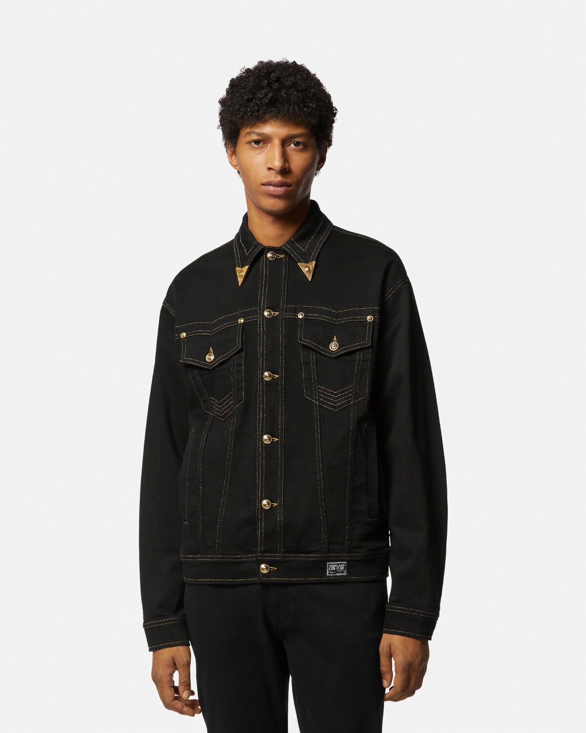 VERSACE JEANS COUTURE Denim Blouson Jacket | REVERSIBLE