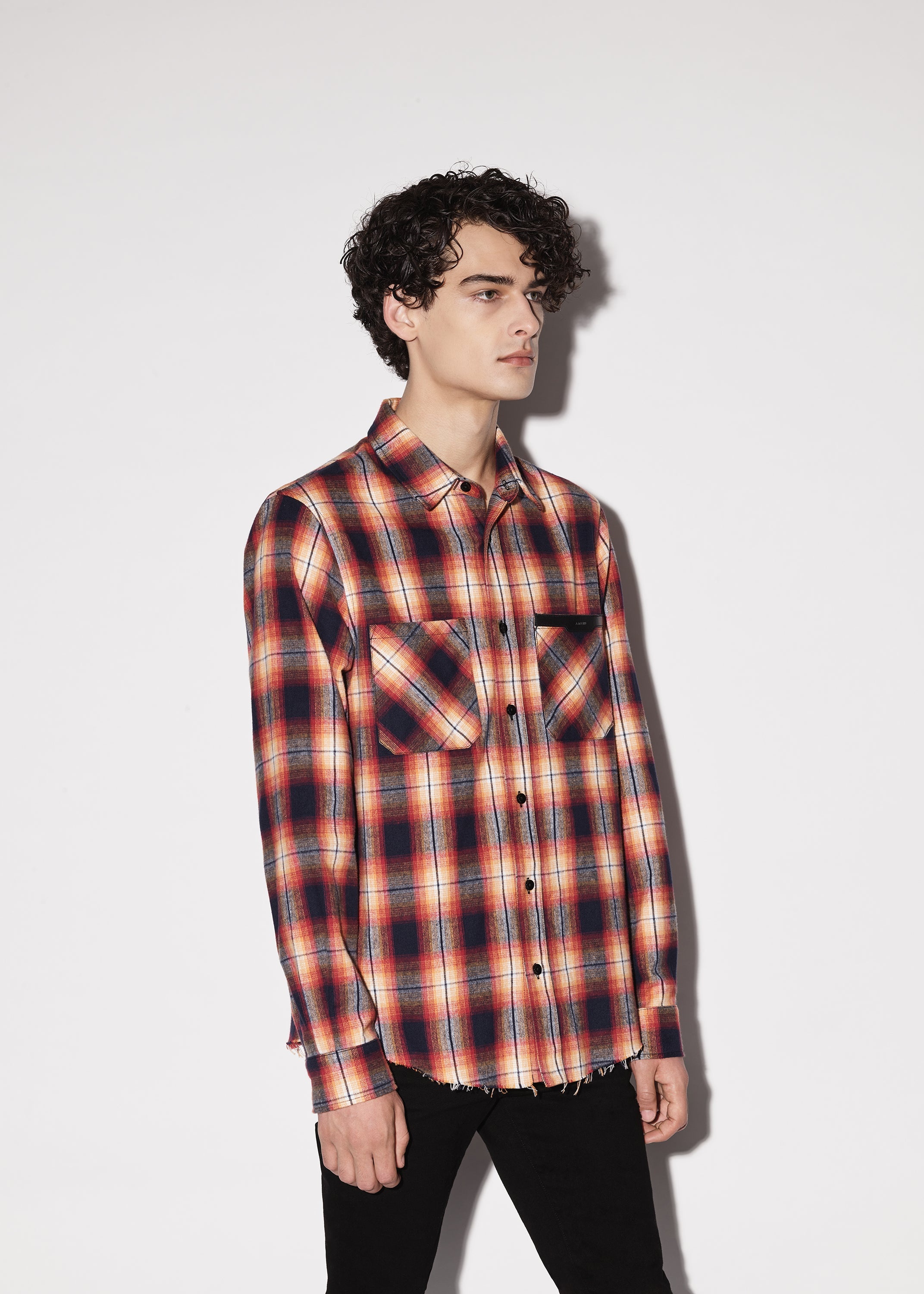 AMIRI AMIRI LOGO FLANNEL | REVERSIBLE