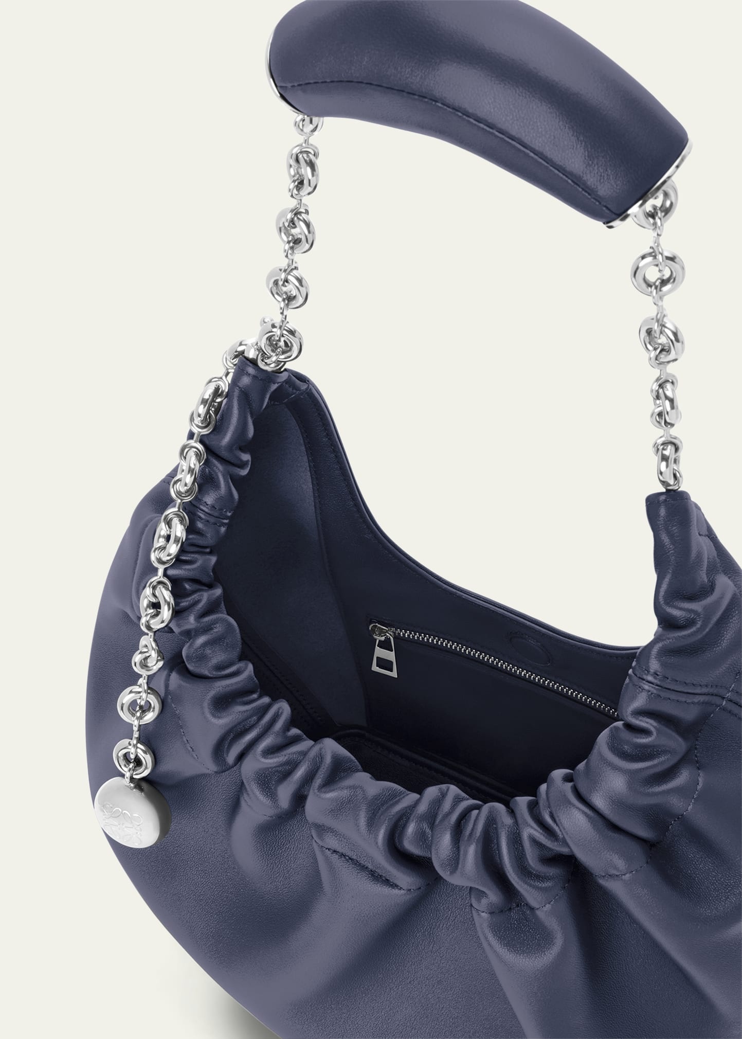 Squeeze Small Shoulder Bag in Napa Leather - 4