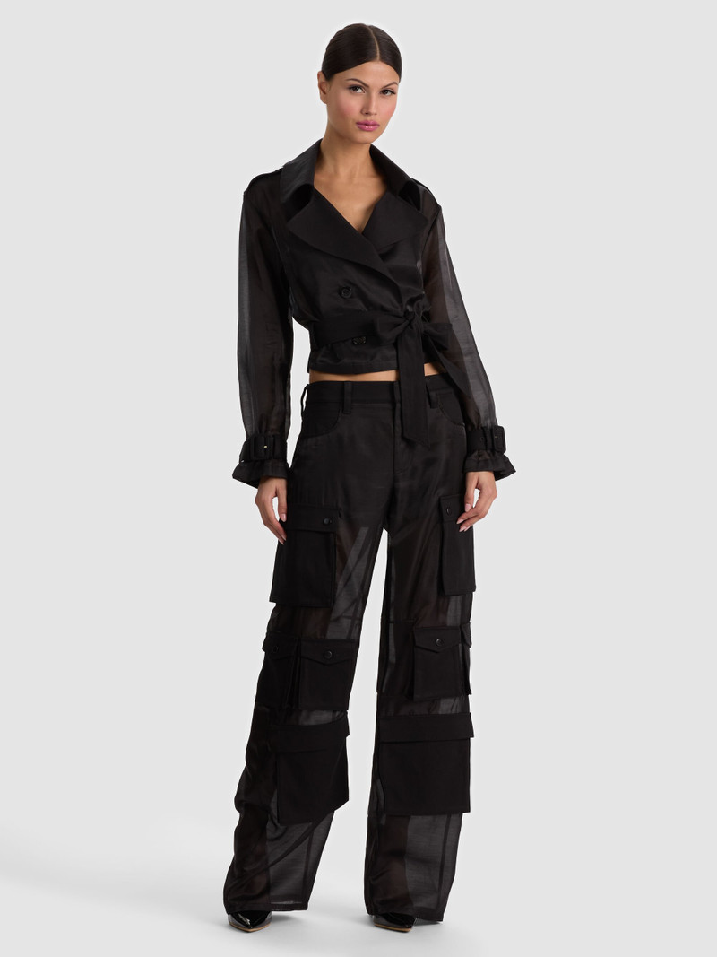 OLYMPIA SHEER COMBO CARGO PANT 3