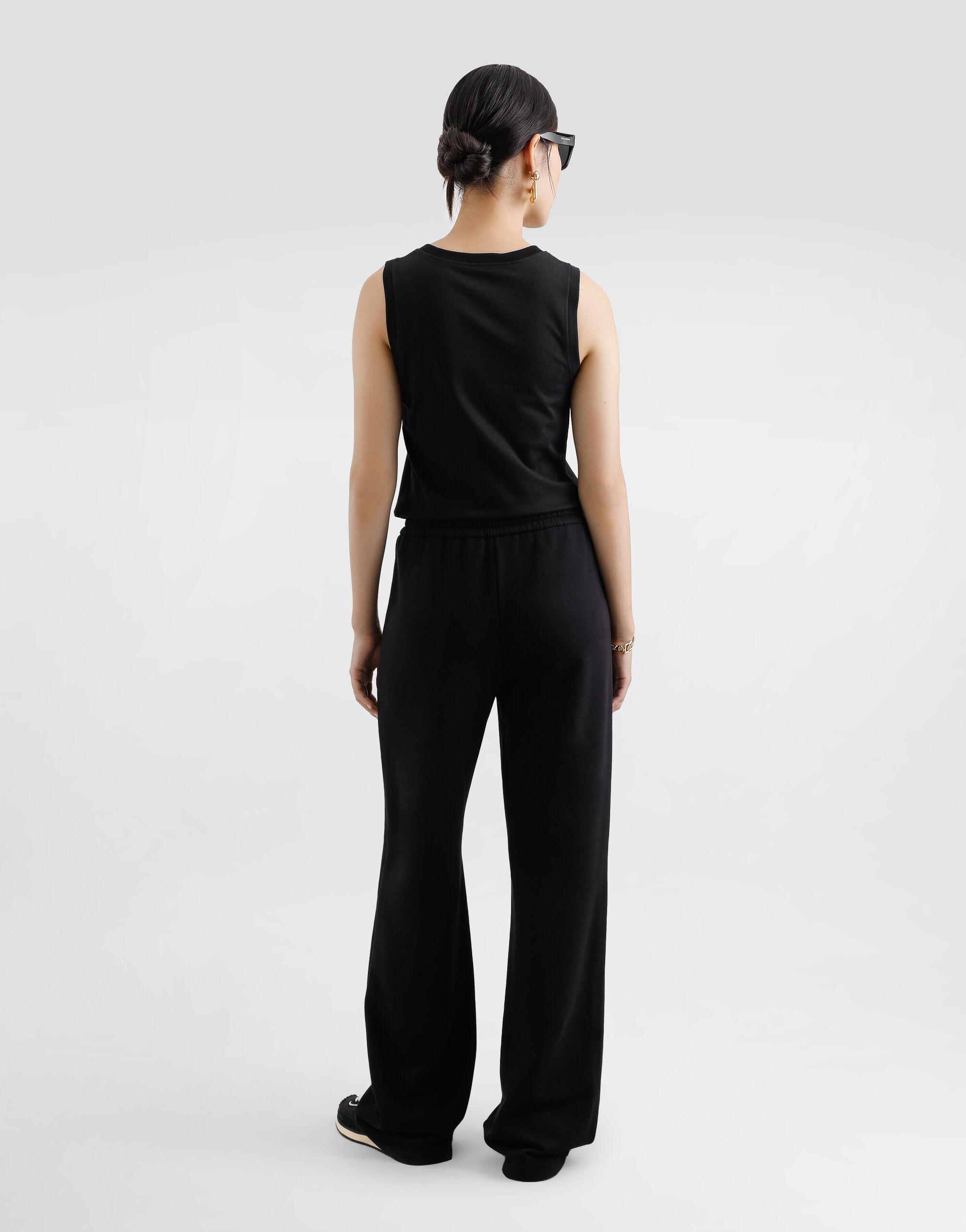 Oversize jersey tank top with DG logo embroidery - 3