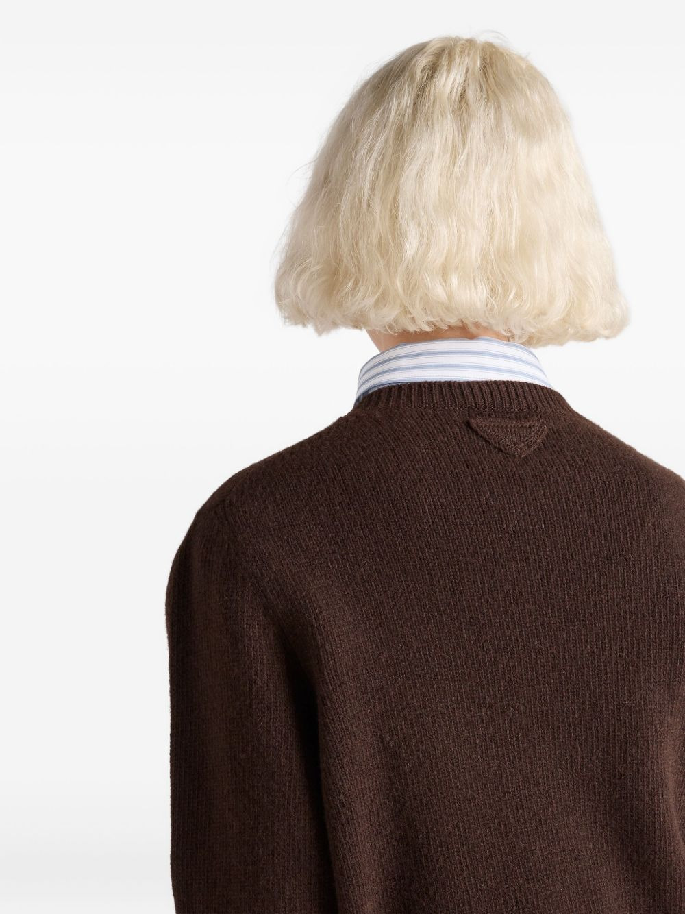 ribbed-knit crew-neck sweater - 5