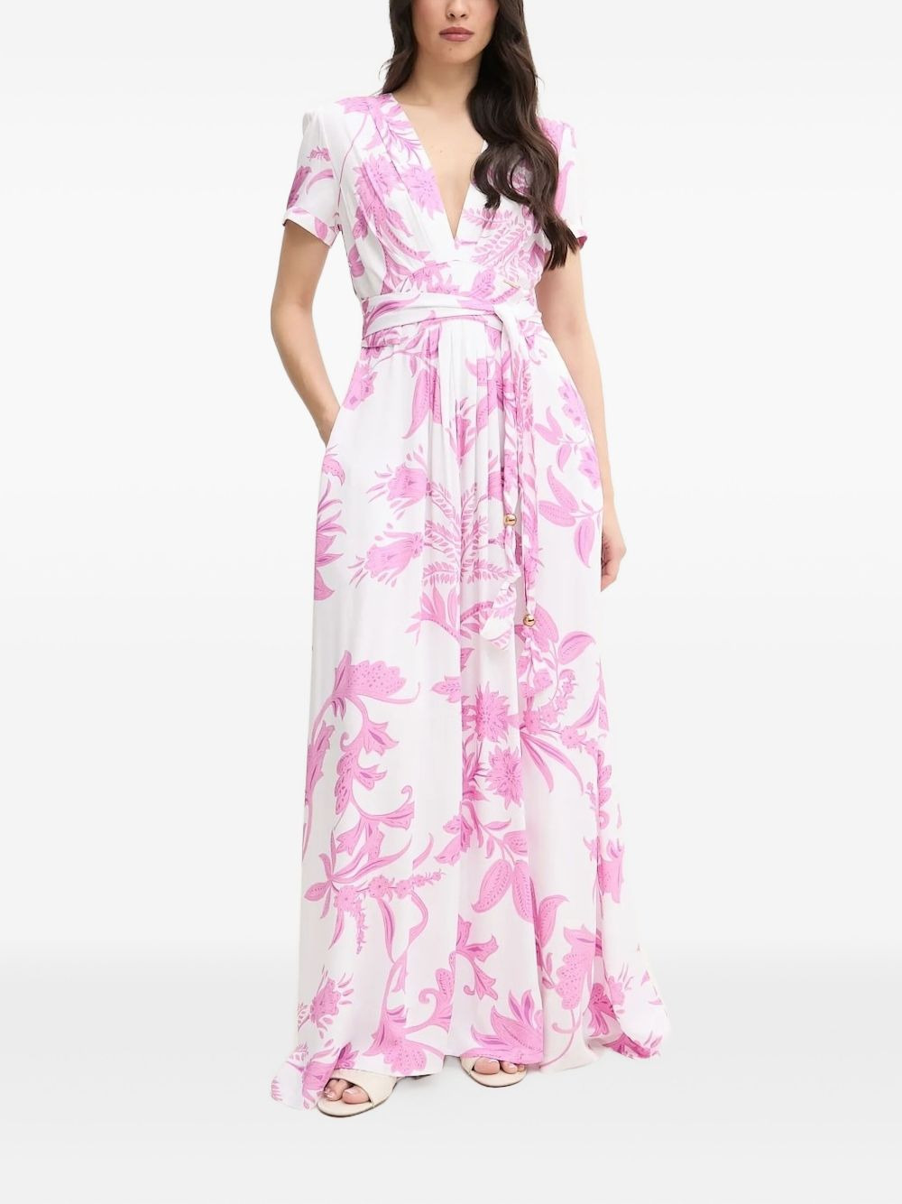floral-print maxi dress - 2