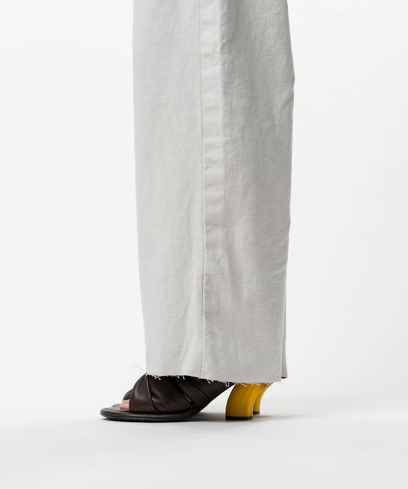 Amateur Sewn Like Wide Denim Pants 8