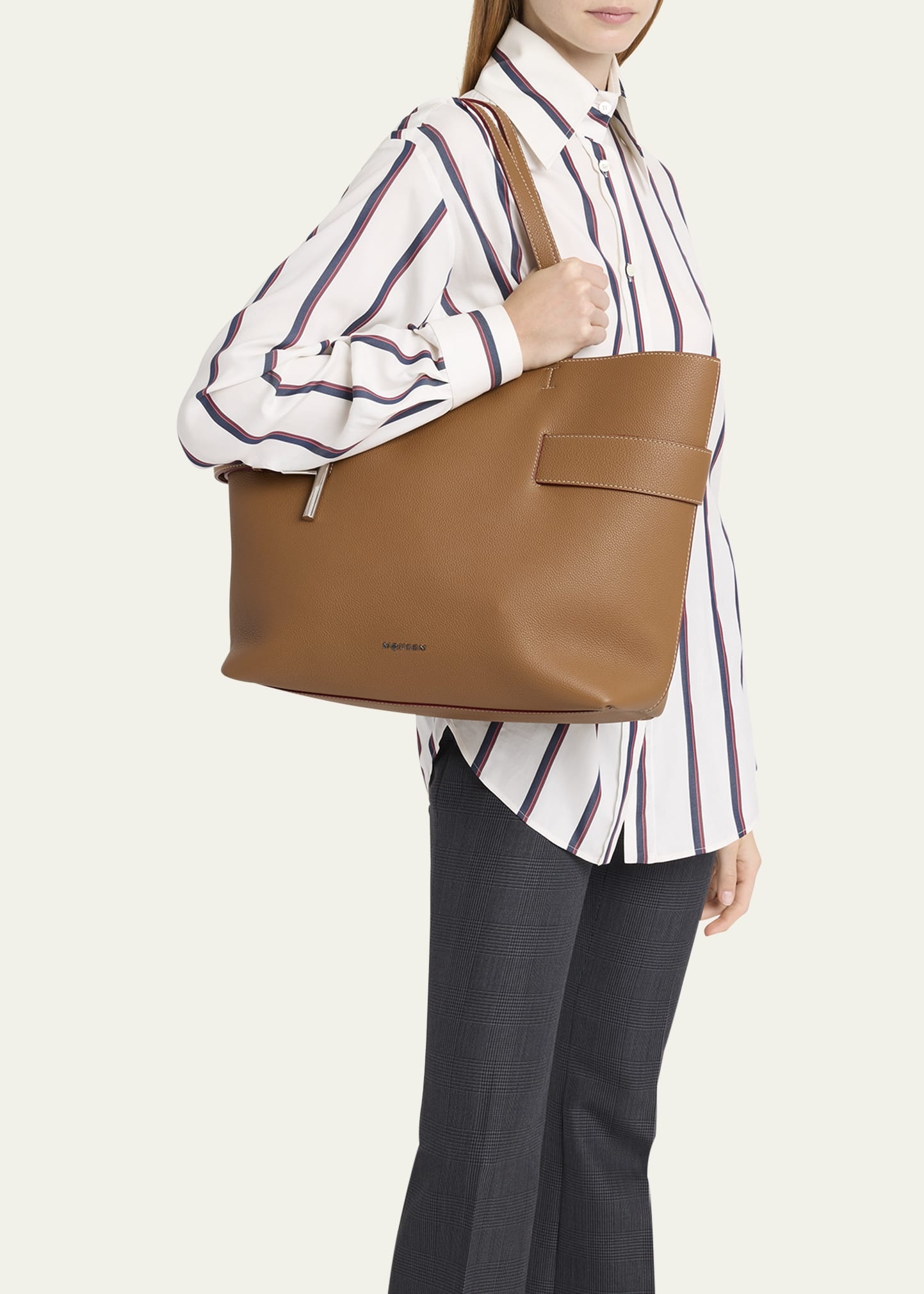Alexander McQueen T-Bar Sling Shopper Tote Bag
